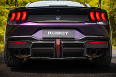 Ford Mustang S650 2024-ON with Aftermarket Parts - DARKSTAR Rear Diffuser Carbon Fiber from Robot Craftsman