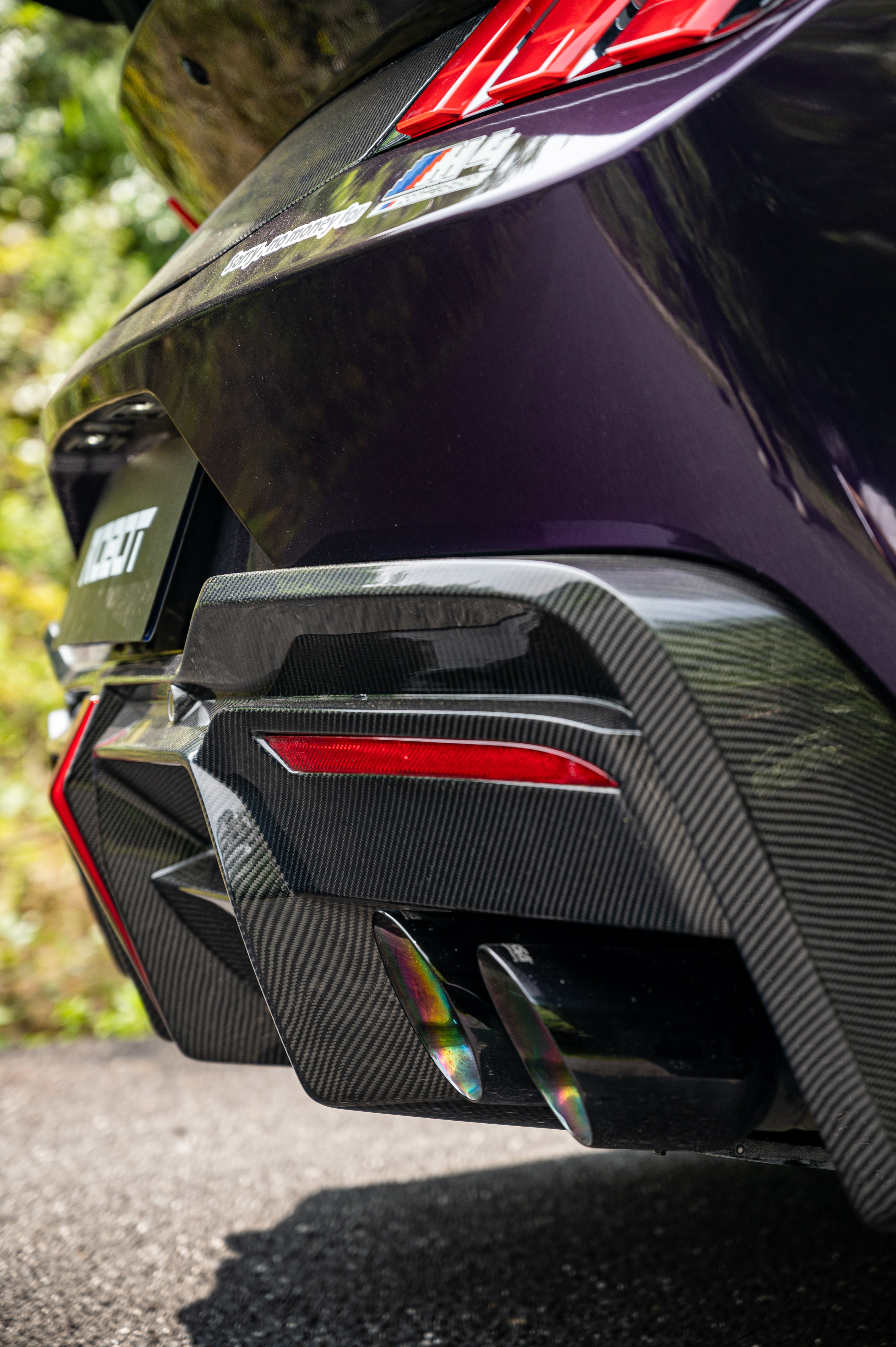 Ford Mustang S650 2024-ON with Aftermarket Parts - DARKSTAR Rear Diffuser Carbon Fiber from Robot Craftsman