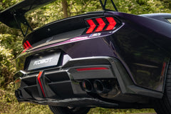 Ford Mustang S650 2024-ON with Aftermarket Parts - DARKSTAR Rear Diffuser Carbon Fiber from Robot Craftsman