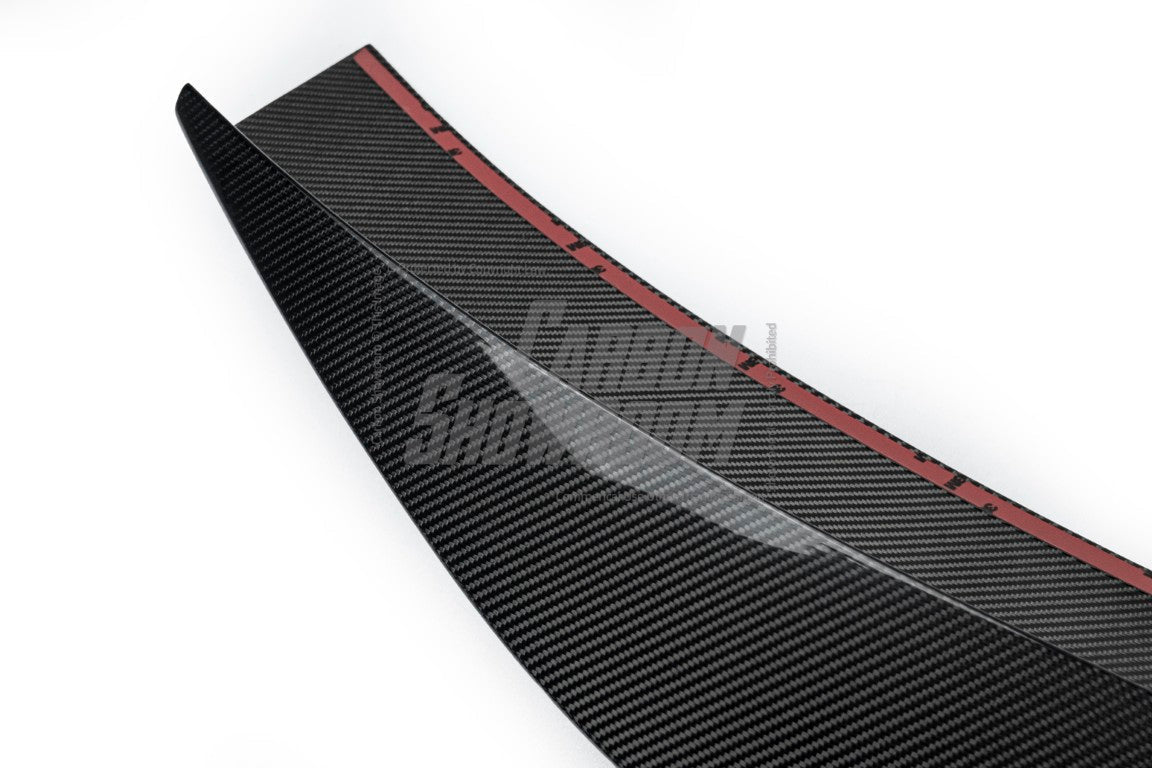 Ford Mustang S650 2.3 Ecoboost 5.0 GT Dark Horse 2024-ON with Aftermarket Parts - DARKSTAR Rear Spoiler Carbon Fiber / FRP from Robot Craftsman