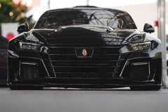 Ford Mustang Ecoboost V6 GT 5.0 Mach1 Bullitt S550.1 S550.2 2015 2016 2017 2018 2019 2020 2021 2022 2023 with Aftermarket Parts - DAWN Front Lip Carbon Fiber / FRP from Robot Craftsman