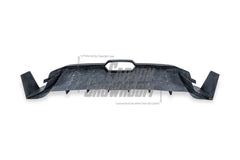 Ford Mustang Ecoboost V6 GT March1 Bullitt S550.1 S550.2 2015 2016 2017 2018 2019 2020 2021 2022 2023 with Aftermarket Parts - DAWN & DUSK Rear Bumper & Diffuser & Exhaust Tip Trim Carbon Fiber / FRP from Robot Craftsman