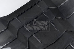Ford Mustang Ecoboost V6 GT March1 Bullitt S550.1 S550.2 2015 2016 2017 2018 2019 2020 2021 2022 2023 with Aftermarket Parts - "DAWN & DUSK" Rear Window Louvers Carbon Fiber / FRP from Robot Craftsman