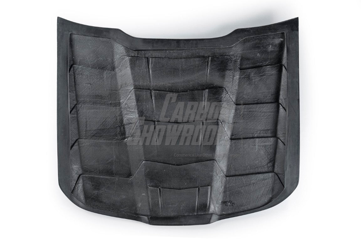 Ford Mustang Ecoboost V6 GT March1 Bullitt S550.1 S550.2 2015 2016 2017 2018 2019 2020 2021 2022 2023 with Aftermarket Parts - "DAWN & DUSK" Rear Window Louvers Carbon Fiber / FRP from Robot Craftsman