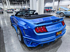 Upgrade Your Ford Mustang Ecoboost V6 GT S550.1 2015 2016 2017 & Mustang Ecoboost V6 GT March1 Bullitt S550.2 2018 2019 2020 2021 2022 2023 with Aftermarket Parts - " DAWN & DUSK " Widebody Fender Flares Wheel Arches & Side Skirts Carbon Fiber / FRP from Robot Craftsman