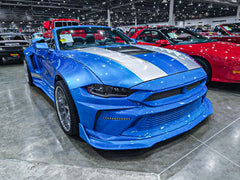 Upgrade Your Ford Mustang Ecoboost V6 GT S550.1 2015 2016 2017 & Mustang Ecoboost V6 GT March1 Bullitt S550.2 2018 2019 2020 2021 2022 2023 with Aftermarket Parts - " DAWN & DUSK " Widebody Fender Flares Wheel Arches & Side Skirts Carbon Fiber / FRP from Robot Craftsman