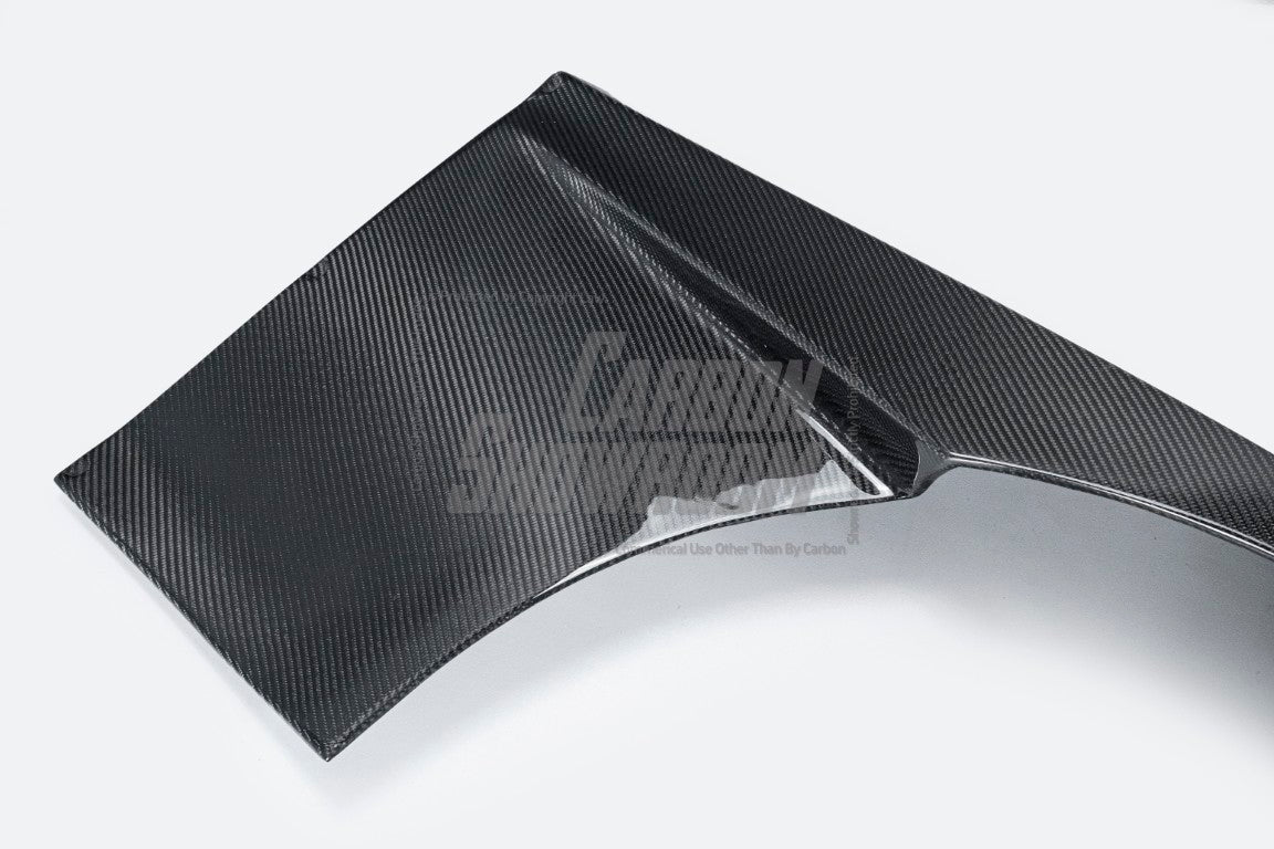Ford Mustang Ecoboost V6 GT S550.1 2015 2016 2017 & Mustang Ecoboost V6 GT March1 Bullitt S550.2 2018 2019 2020 2021 2022 2023 with Aftermarket Parts - " DAWN & DUSK " Widebody Fender Flares Wheel Arches & Side Skirts Carbon Fiber / FRP from Robot Craftsman