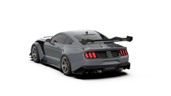 Ford Mustang Ecoboost V6 GT March1 Bullitt S550.1 S550.2 2015 2016 2017 2018 2019 2020 2021 2022 2023 (designed to be installed with ROBOT CRAFTSMAN GTD rear bumper) with Aftermarket Parts - GTD Style Axle Back Exhaust (without valve control) &  Axle Back Exhaust (with valve control) Ferrochromium Alloy from Robot Craftsman