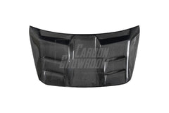 Ford Mustang Ecoboost V6 GT March1 Bullitt S550.1 S550.2 2015 2016 2017 2018 2019 2020 2021 2022 2023 with Aftermarket Parts - "CAVALIER" Ducktail Spoiler & Rear Trunk Lid Cover Carbon Fiber / FRP from Robot Craftsman