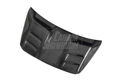 Ford Mustang Ecoboost V6 GT March1 Bullitt S550.1 S550.2 2015 2016 2017 2018 2019 2020 2021 2022 2023 with Aftermarket Parts - "CAVALIER" Ducktail Spoiler & Rear Trunk Lid Cover Carbon Fiber / FRP from Robot Craftsman