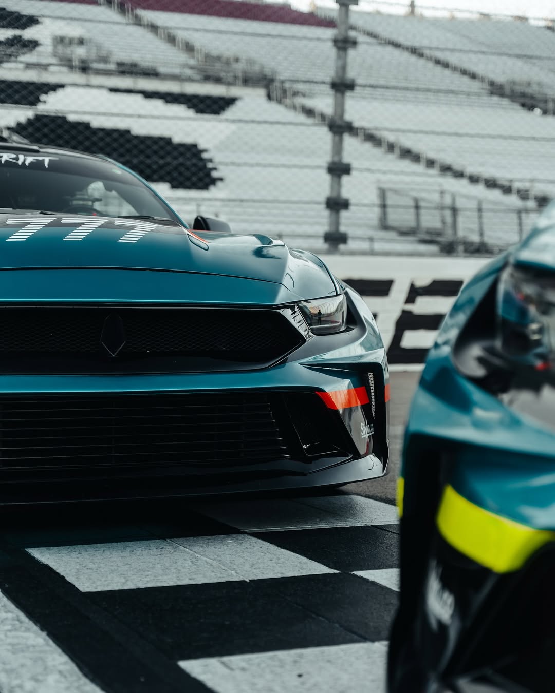 Ford Mustang Ecoboost V6 GT S550.1 2015 2016 2017 & Mustang Ecoboost V6 GT March1 Bullitt S550.2 2018 2019 2020 2021 2022 2023 with Aftermarket Parts - "DAWN" Hood Bonnet Carbon Fiber / FRP from Robot Craftsman