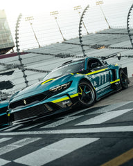 ord Mustang Ecoboost V6 GT S550.1 2015 2016 2017 & Mustang Ecoboost V6 GT March1 Bullitt S550.2 2018 2019 2020 2021 2022 2023 with Aftermarket Parts - " DAWN & DUSK " Widebody Fender Flares Wheel Arches & Side Skirts Carbon Fiber / FRP from Robot Craftsman