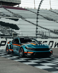 ord Mustang Ecoboost V6 GT S550.1 2015 2016 2017 & Mustang Ecoboost V6 GT March1 Bullitt S550.2 2018 2019 2020 2021 2022 2023 with Aftermarket Parts - " DAWN & DUSK " Widebody Fender Flares Wheel Arches & Side Skirts Carbon Fiber / FRP from Robot Craftsman