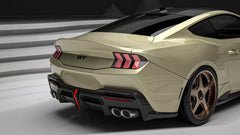Ford Mustang S650 2.3 Ecoboost 5.0 GT Dark Horse 2024-ON with Aftermarket Parts - DARKSTAR Rear Spoiler Carbon Fiber / FRP from Robot Craftsman