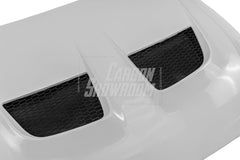 Ford Mustang Ecoboost V6 GT March1 Bullitt S550.1 S550.2 2015 2016 2017 2018 2019 2020 2021 2022 2023 (designed for ROBOT CRAFTSMAN S550 GTD Style widebody kit, S550.2 requires S550.1 headlight. designed to be installed with ROBOT CRAFTSMAN GTD front bumper) with Aftermarket Parts - GTD Style Hood Bonnet Carbon Fiber / FRP from Robot Craftsman