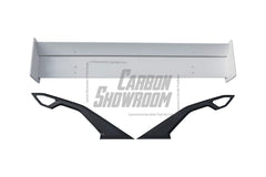 Ford Mustang Ecoboost V6 GT March1 Bullitt S550.1 S550.2 2015 2016 2017 2018 2019 2020 2021 2022 2023 (limits trunk functionality) with Aftermarket Parts - GTD Style Rear Spoiler Wing Carbon Fiber  FRP from Robot Craftsman