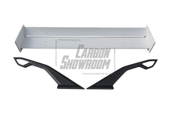 Ford Mustang Ecoboost V6 GT March1 Bullitt S550.1 S550.2 2015 2016 2017 2018 2019 2020 2021 2022 2023 (limits trunk functionality) with Aftermarket Parts - GTD Style Rear Spoiler Wing Carbon Fiber  FRP from Robot Craftsman