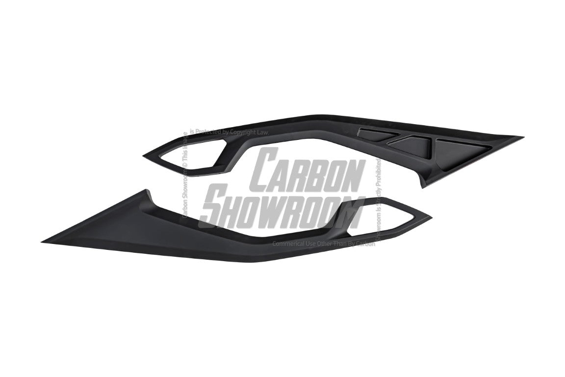 Ford Mustang Ecoboost V6 GT March1 Bullitt S550.1 S550.2 2015 2016 2017 2018 2019 2020 2021 2022 2023 (limits trunk functionality) with Aftermarket Parts - GTD Style Rear Spoiler Wing Carbon Fiber  FRP from Robot Craftsman