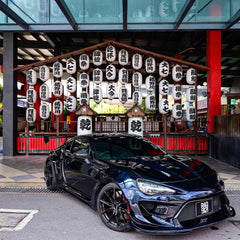 Toyota GT86 86 TRD GT SE Base ZN6 2017 2018 2019 2020 & Scion FR-S FRS ZN6 2013 2014 2015 2016 & BRZ TS Limited Premium ZN6 2013 2014 2015 2016 2017 2018 2019 2020 (compatible with ROBOT widebody kit) with Aftermarket Parts - Front Bumper & Lip Carbon Fiber / FRP from Robot Craftsman