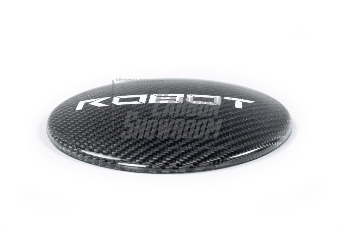 Volkswagen Golf R GTI Base MK7 MK7.5 2015 2016 2017 2018 2019 2020 2021 with Aftermarket Parts - Front Grill Replacement & ROBOT emblem cover Carbon Fiber / FRP from Robot Craftsman