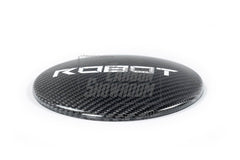 Volkswagen Golf R GTI Base MK7 MK7.5 2015 2016 2017 2018 2019 2020 2021 with Aftermarket Parts - Front Grill Replacement & ROBOT emblem cover Carbon Fiber / FRP from Robot Craftsman