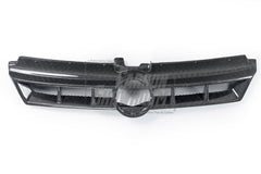 Volkswagen Golf R GTI Base MK7 MK7.5 2015 2016 2017 2018 2019 2020 2021 with Aftermarket Parts - Front Grill Replacement & ROBOT emblem cover Carbon Fiber / FRP from Robot Craftsman