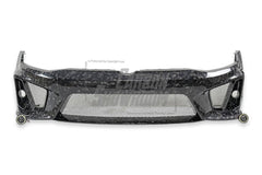 Volkswagen Golf R GTI Base MK7 MK7.5 2015 2016 2017 2018 2019 2020 2021 & Golf R GTI Base MK7 2015 2016 2017 & Golf R GTI Base MK7.5 2018 2019 2020 2021 with Aftermarket Parts - Front Lip & Front Bumper Carbon Fiber / FRP from Robot Craftsman
