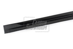 Tesla Model 3 Performance Long Range Standard Base 2017 2018 2019 2020 2021 2022 2023 with Aftermarket Parts - "Hacker" Narrow Body Side Skirts Carbon Fiber / FRP from Robot Craftsman