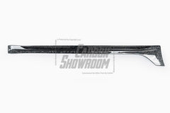 Tesla Model 3 Performance Long Range Standard Base 2017 2018 2019 2020 2021 2022 2023 with Aftermarket Parts - "Hacker" Narrow Body Side Skirts Carbon Fiber / FRP from Robot Craftsman