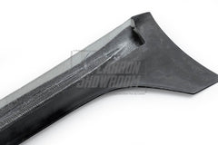 Tesla Model 3 Performance Long Range Standard Base 2017 2018 2019 2020 2021 2022 2023 with Aftermarket Parts - "Hacker" Narrow Body Side Skirts Carbon Fiber / FRP from Robot Craftsman