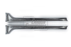 Tesla Model 3 Performance Long Range Standard Base 2017 2018 2019 2020 2021 2022 2023 with Aftermarket Parts - "Hacker" Widebody Wheel Arches & Side Skirts Carbon Fiber / FRP from Robot Craftsman