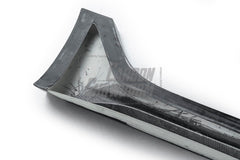 Tesla Model 3 Performance Long Range Standard Base 2017 2018 2019 2020 2021 2022 2023 with Aftermarket Parts - "Hacker" Widebody Wheel Arches & Side Skirts Carbon Fiber / FRP from Robot Craftsman