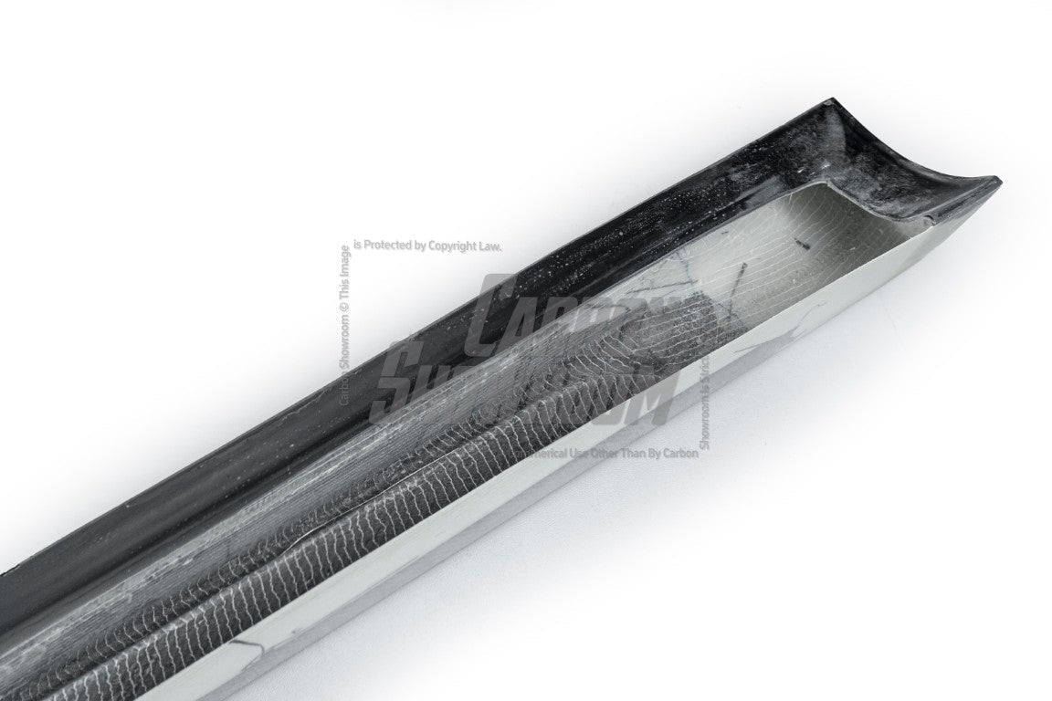 Tesla Model 3 Performance Long Range Standard Base 2017 2018 2019 2020 2021 2022 2023 with Aftermarket Parts - "Hacker" Widebody Wheel Arches & Side Skirts Carbon Fiber / FRP from Robot Craftsman