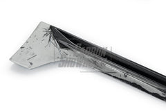 Tesla Model 3 Performance Long Range Standard Base 2017 2018 2019 2020 2021 2022 2023 with Aftermarket Parts - "Hacker" Widebody Wheel Arches & Side Skirts Carbon Fiber / FRP from Robot Craftsman