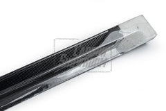 Tesla Model 3 Performance Long Range Standard Base 2017 2018 2019 2020 2021 2022 2023 with Aftermarket Parts - "Hacker" Widebody Wheel Arches & Side Skirts Carbon Fiber / FRP from Robot Craftsman