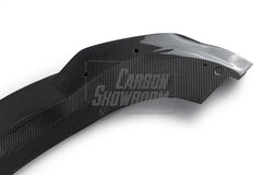 Alfa Romeo Giulia Sport Veloce Ti Sprint RWD AWD 2017 2018 2019 2020 2021 2022 2023 2024 (not suitable for Base and Lusso front bumpers) with Aftermarket Parts - "HIDROGAI" Front Lip Splitter Carbon Fiber / FRP from Robot Craftsman