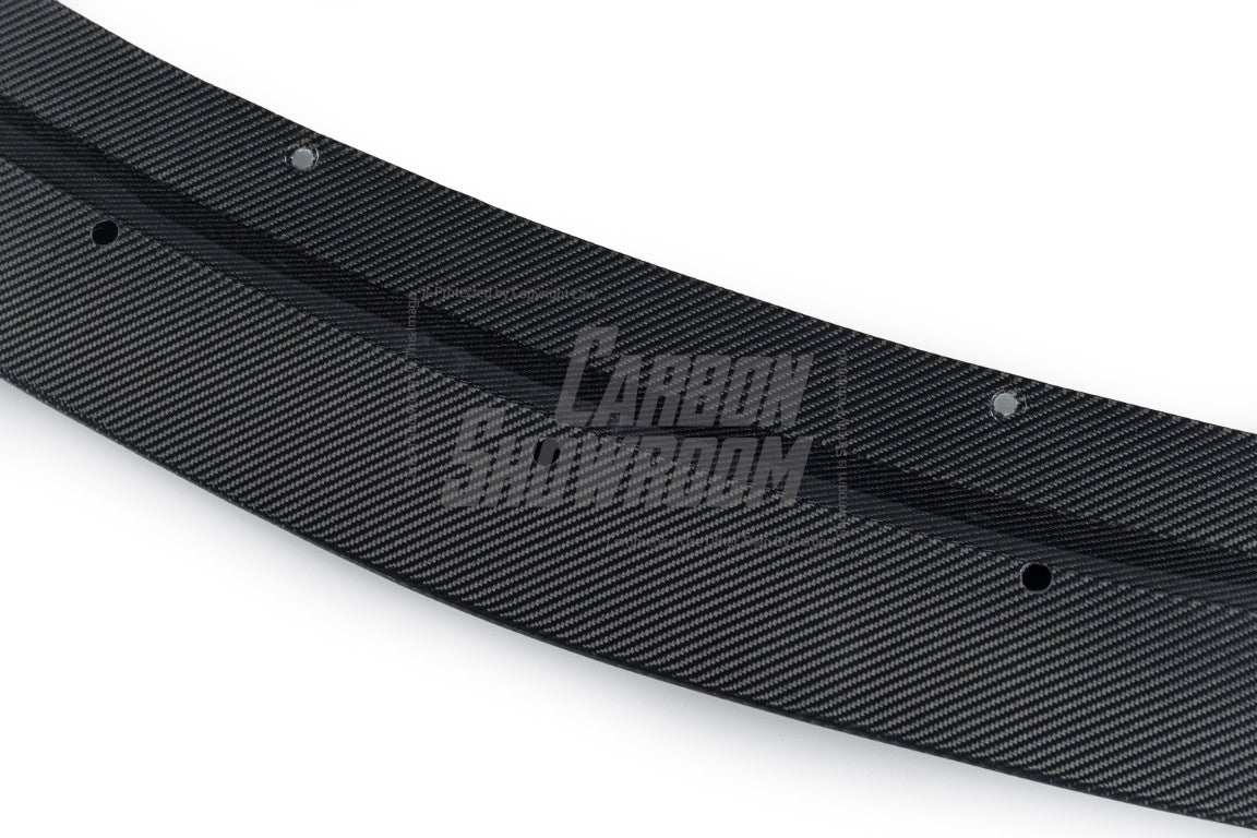 Alfa Romeo Giulia Sport Veloce Ti Sprint RWD AWD 2017 2018 2019 2020 2021 2022 2023 2024 (not suitable for Base and Lusso front bumpers) with Aftermarket Parts - "HIDROGAI" Front Lip Splitter Carbon Fiber / FRP from Robot Craftsman