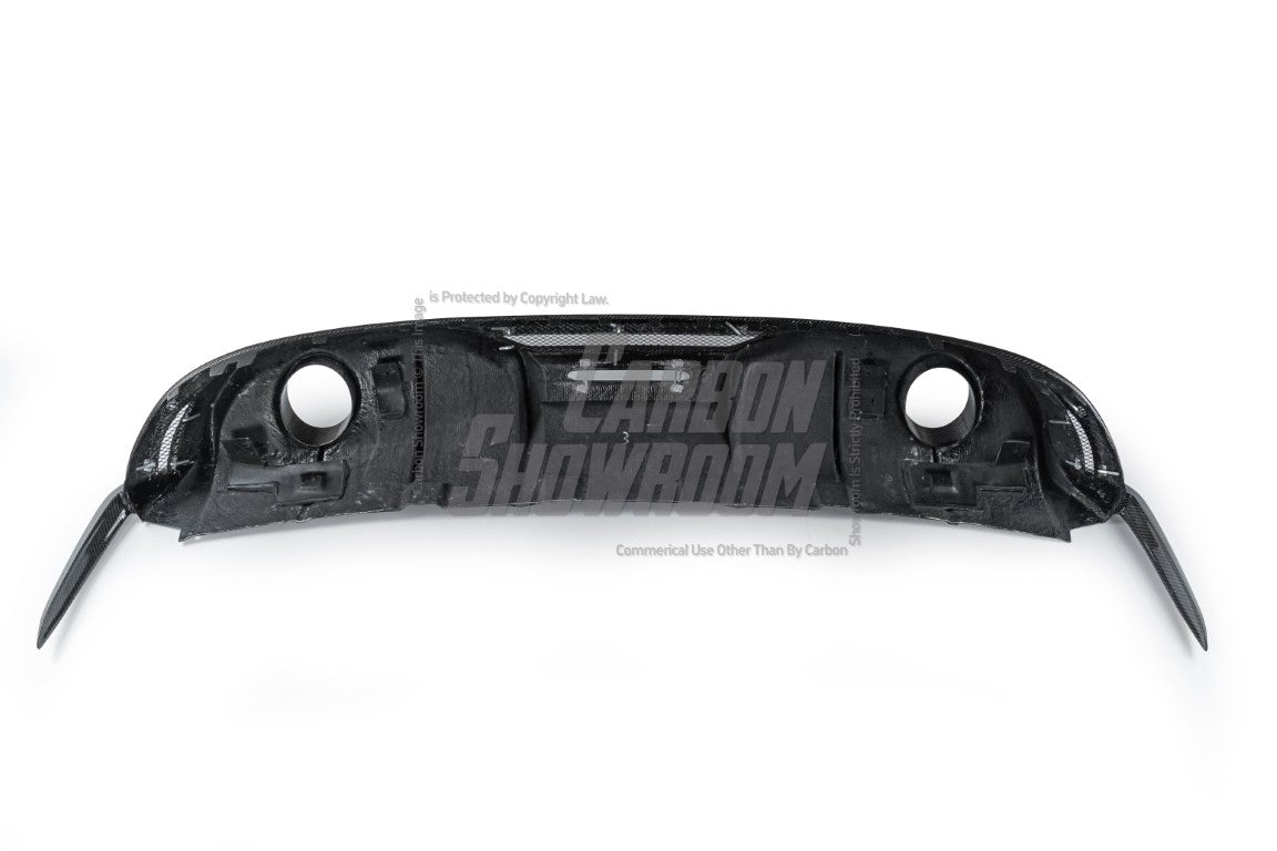 Alfa Romeo Giulia Sport Veloce Ti Sprint RWD AWD Lusso Base 2017 2018 2019 2020 2021 2022 2023 2024 with Aftermarket Parts - "HIDROGAI" Rear Diffuser Carbon Fiber / FRP from Robot Craftsman