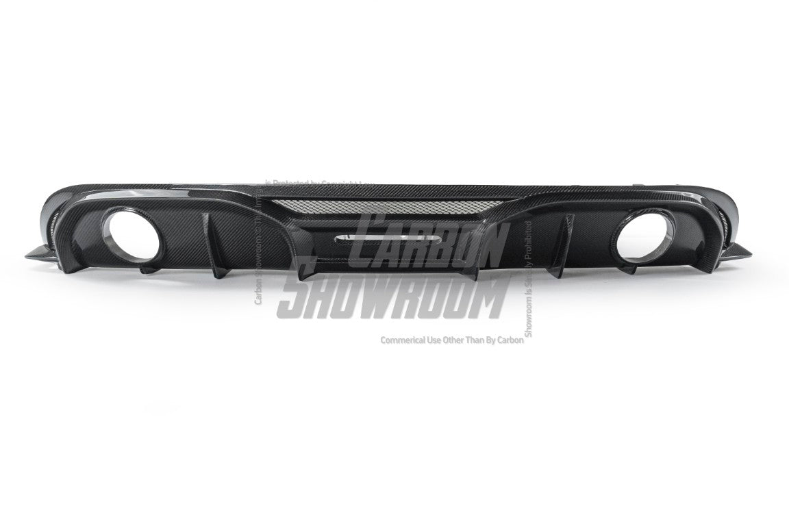 Alfa Romeo Giulia Sport Veloce Ti Sprint RWD AWD Lusso Base 2017 2018 2019 2020 2021 2022 2023 2024 with Aftermarket Parts - "HIDROGAI" Rear Diffuser Carbon Fiber / FRP from Robot Craftsman