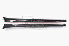 Tesla Model Y Juniper 2026-ON with Aftermarket Parts - HIDROGAI Side Skirts Carbon Fiber / FRP