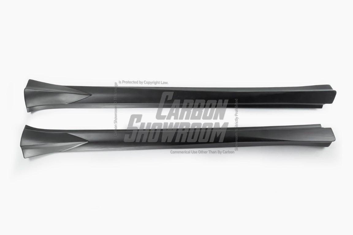 Tesla Model Y Juniper 2026-ON with Aftermarket Parts - HIDROGAI Side Skirts Carbon Fiber / FRP