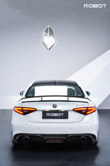 Alfa Romeo Giulia Quadrifoglio Sport Veloce Ti Sprint RWD AWD Lusso Base 2017-ON with Robot Craftsman's Aftermarket Parts - Standard Package "HIDROGAI" Carbon Fiber / FRP