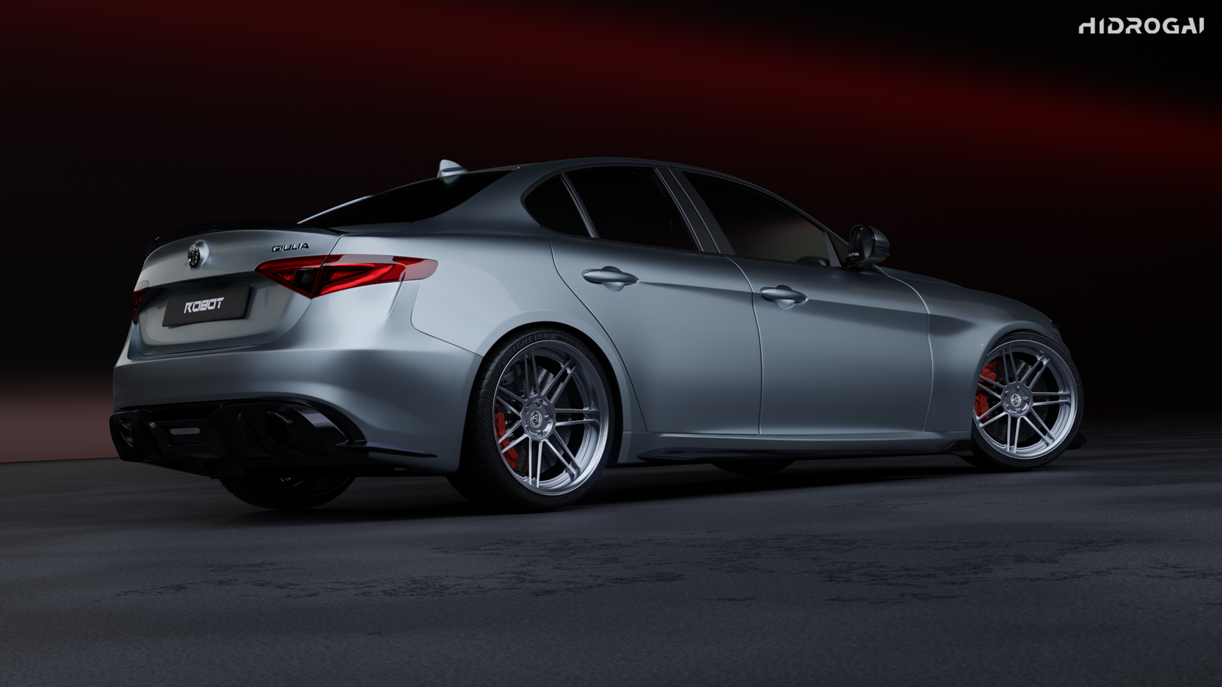 Alfa Romeo Giulia Quadrifoglio Sport Veloce Ti Sprint RWD AWD Lusso Base 2017-ON with Robot Craftsman's Aftermarket Parts - Standard Package "HIDROGAI" Carbon Fiber / FRP