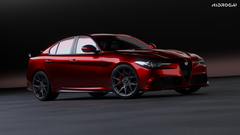 Alfa Romeo Giulia Quadrifoglio Sport Veloce Ti Sprint RWD AWD Lusso Base 2017-ON with Robot Craftsman's Aftermarket Parts - Standard Package "HIDROGAI" Carbon Fiber / FRP