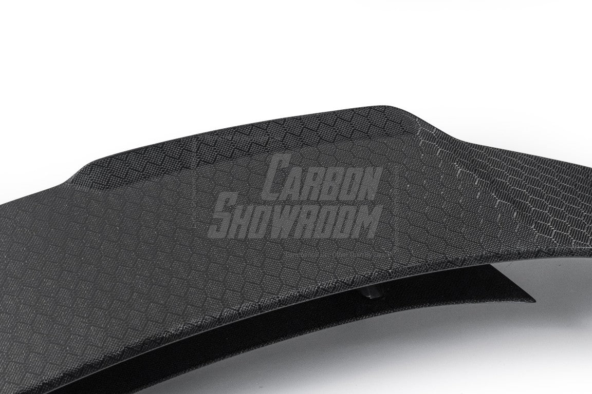 Tesla Model Y Juniper 2026-ON with Aftermarket Parts - V1 Rear Spoiler Carbon Fiber / FRP