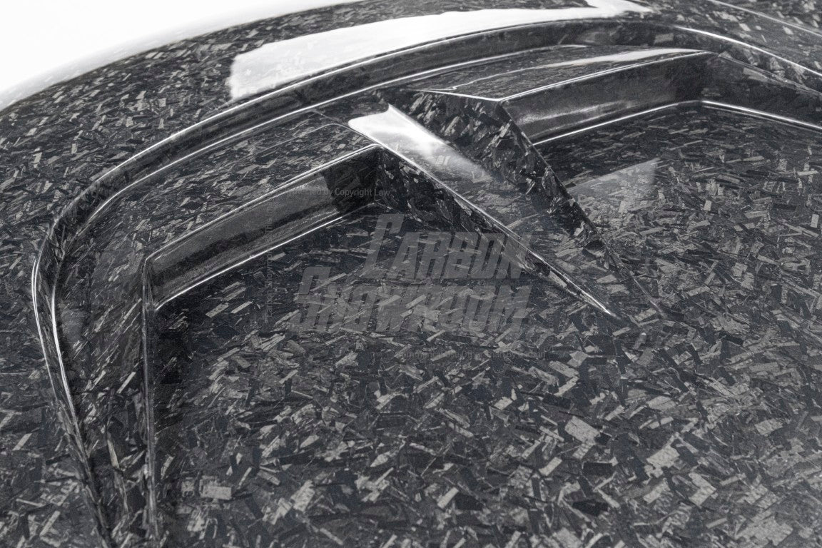 Tesla Model 3 Performance Long Range Standard Base 2017 2018 2019 2020 2021 2022 2023 with Aftermarket Parts - "Hacker" V2 Hood Bonnet Carbon Fiber / FRP from Robot Craftsman
