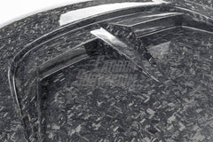 Tesla Model 3 Performance Long Range Standard Base 2017 2018 2019 2020 2021 2022 2023 with Aftermarket Parts - "Hacker" V2 Hood Bonnet Carbon Fiber / FRP from Robot Craftsman