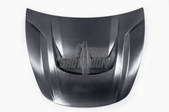 Tesla Model 3 Performance Long Range Standard Base 2017 2018 2019 2020 2021 2022 2023 with Aftermarket Parts - "Hacker" V2 Hood Bonnet Carbon Fiber / FRP from Robot Craftsman