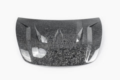 Tesla Model 3 Performance Long Range Standard Base 2017 2018 2019 2020 2021 2022 2023 with Aftermarket Parts - "Hacker" V2 Hood Bonnet Carbon Fiber / FRP from Robot Craftsman