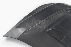 Volkswagen Golf R GTI Base MK7 MK7.5 2015 2016 2017 2018 2019 2020 2021 with Aftermarket Parts - Hood Bonnet Carbon Fiber / FRP from Robot Craftsman